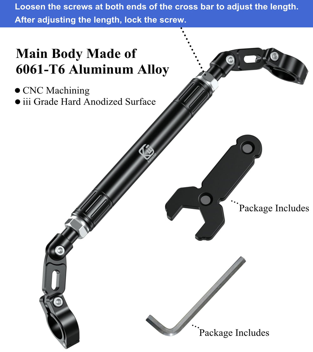 BRCOVAN length adjustment marked to set telescopic span