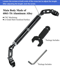 BRCOVAN length adjustment marked to set telescopic span