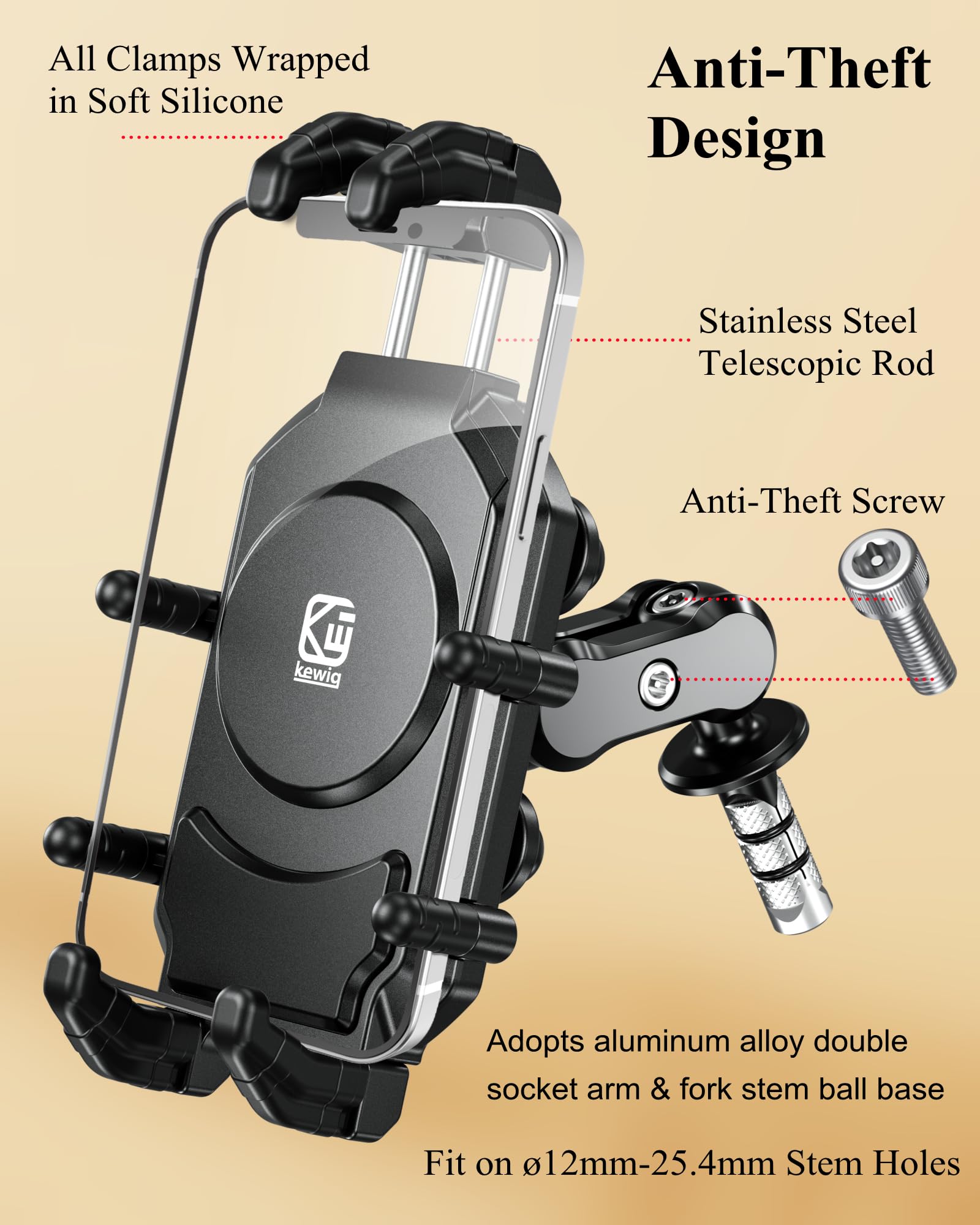 BRCOVAN side angle with phone showing snug fit and camera protection