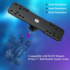 BRCOVAN side profile of anodized aluminum plate for corrosion resistance
