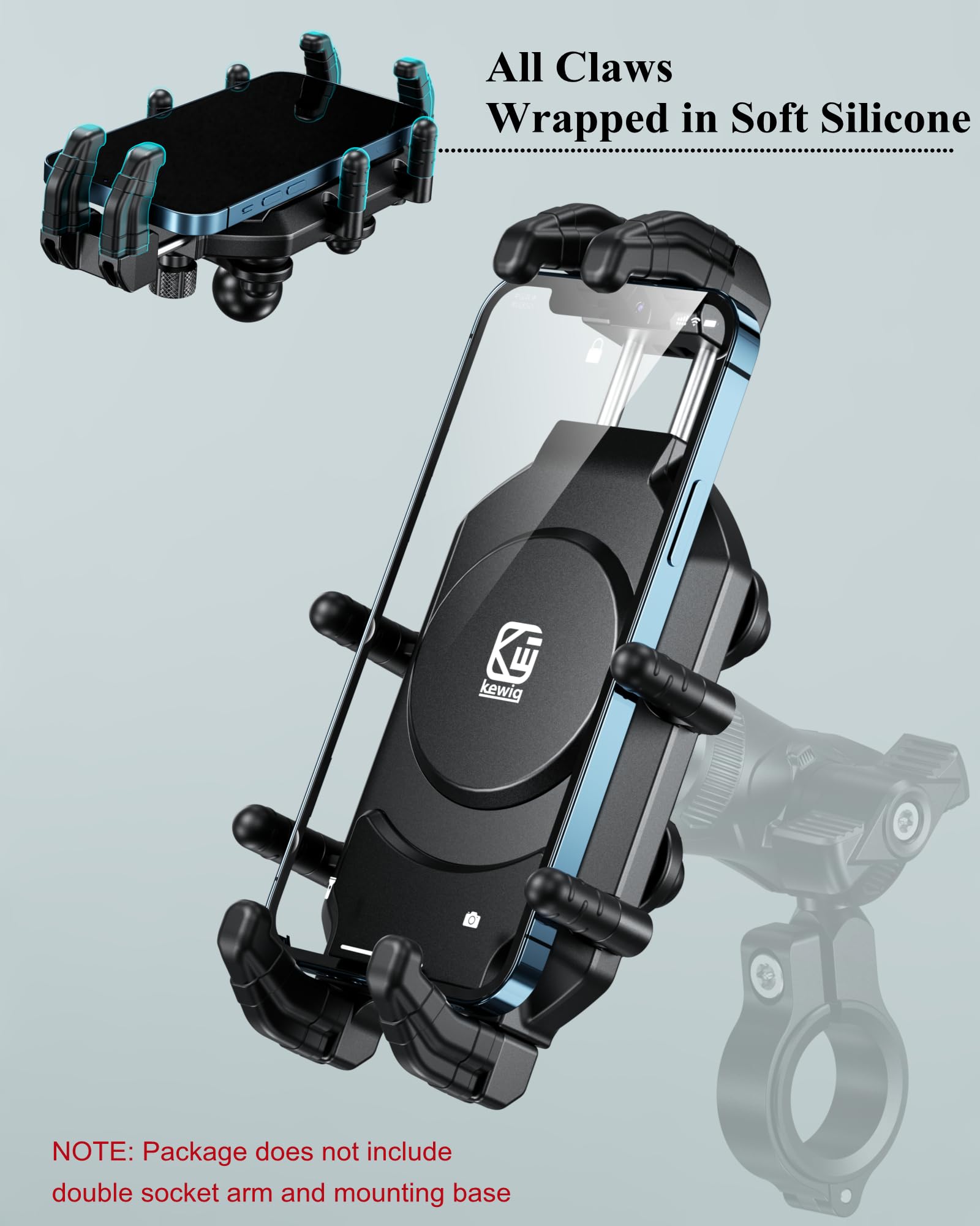 BRCOVAN silicone pads cushioning phone and protecting camera