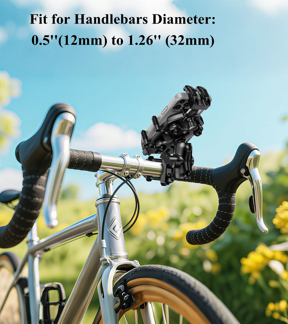 BRCOVAN phone in adjustable cradle proving wide size compatibility