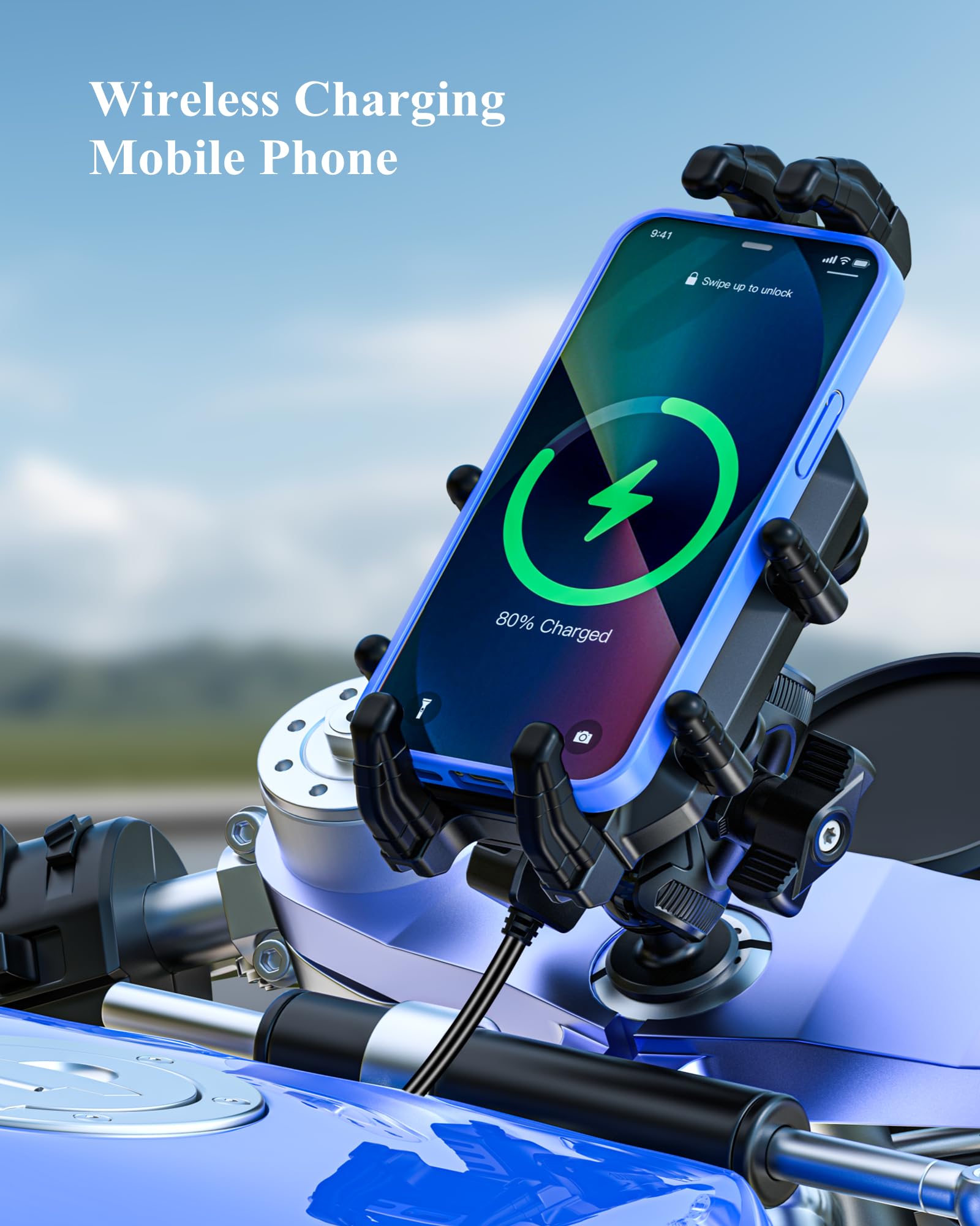 BRCOVAN vibration dampener detail reducing road shock to protect phone