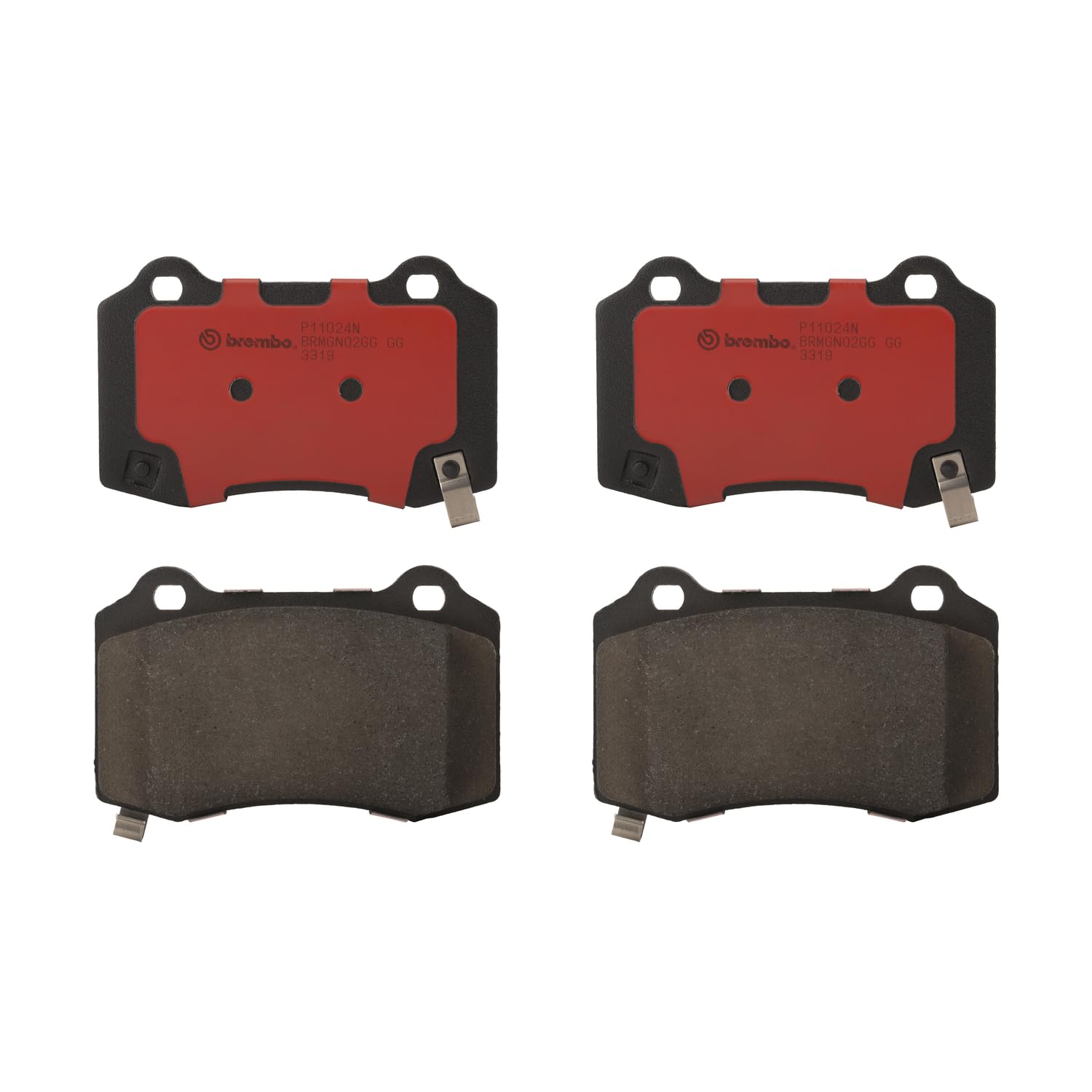 Brembo chamfers and slots detail reducing noise and vibration