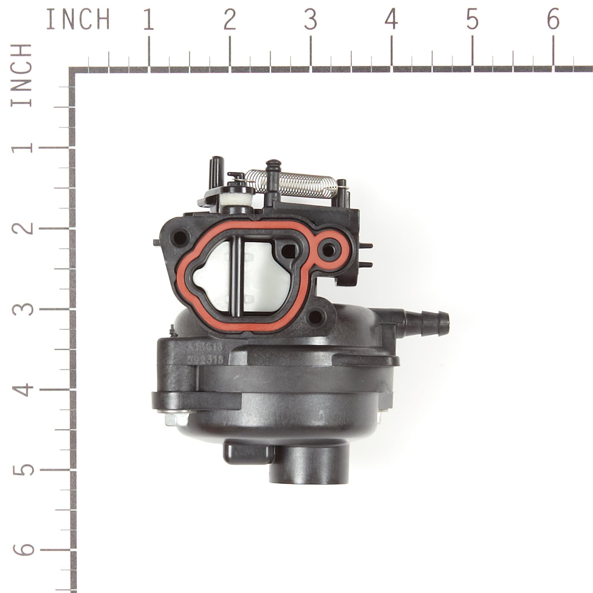 Briggs & Stratton throttle linkage detail providing smooth throttle response