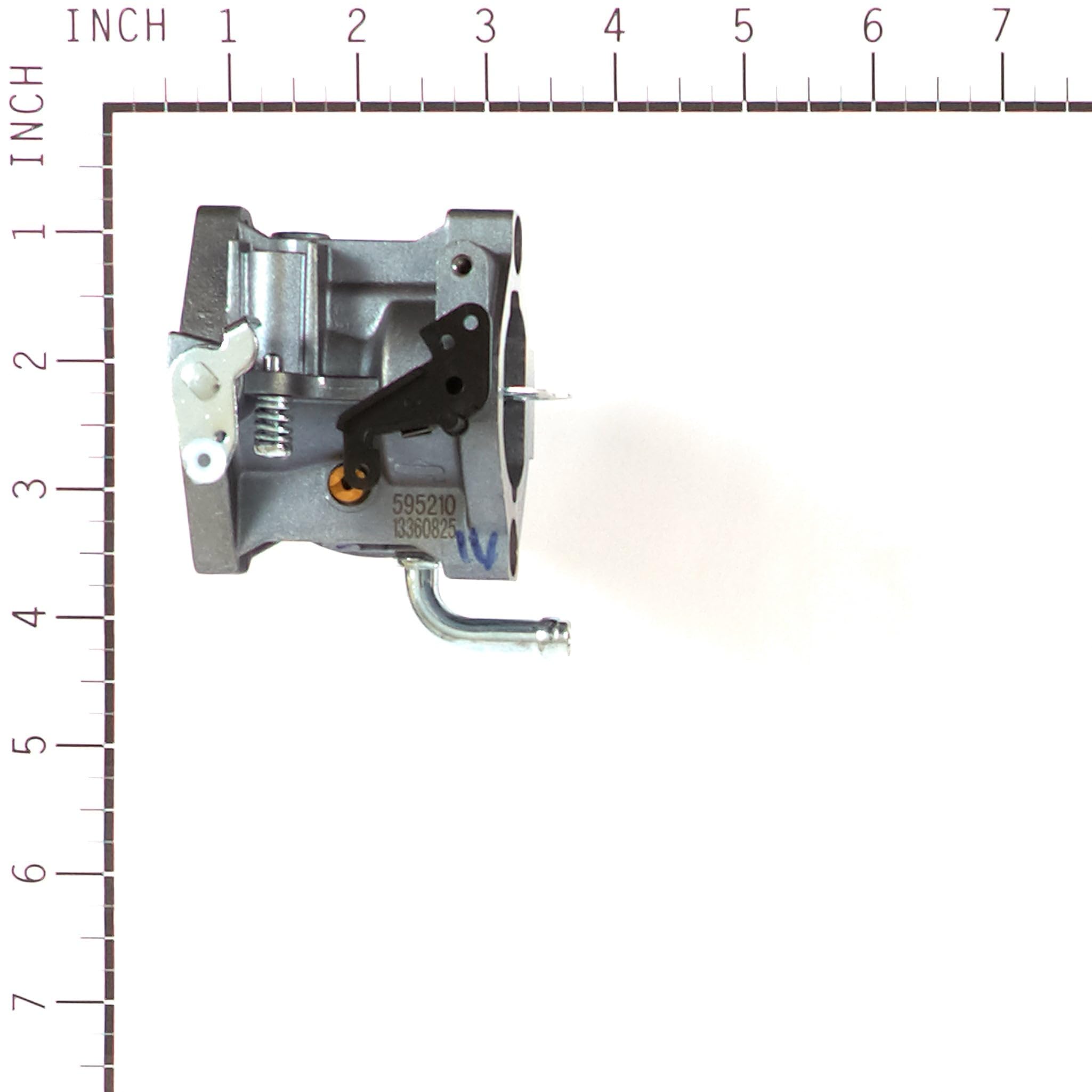 Briggs & Stratton carburetor side detail highlighting durable cast construction