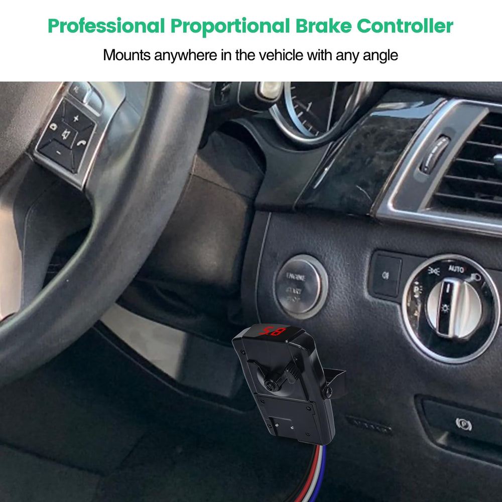 briidea LED display closeup with clear readout for safer adjustments