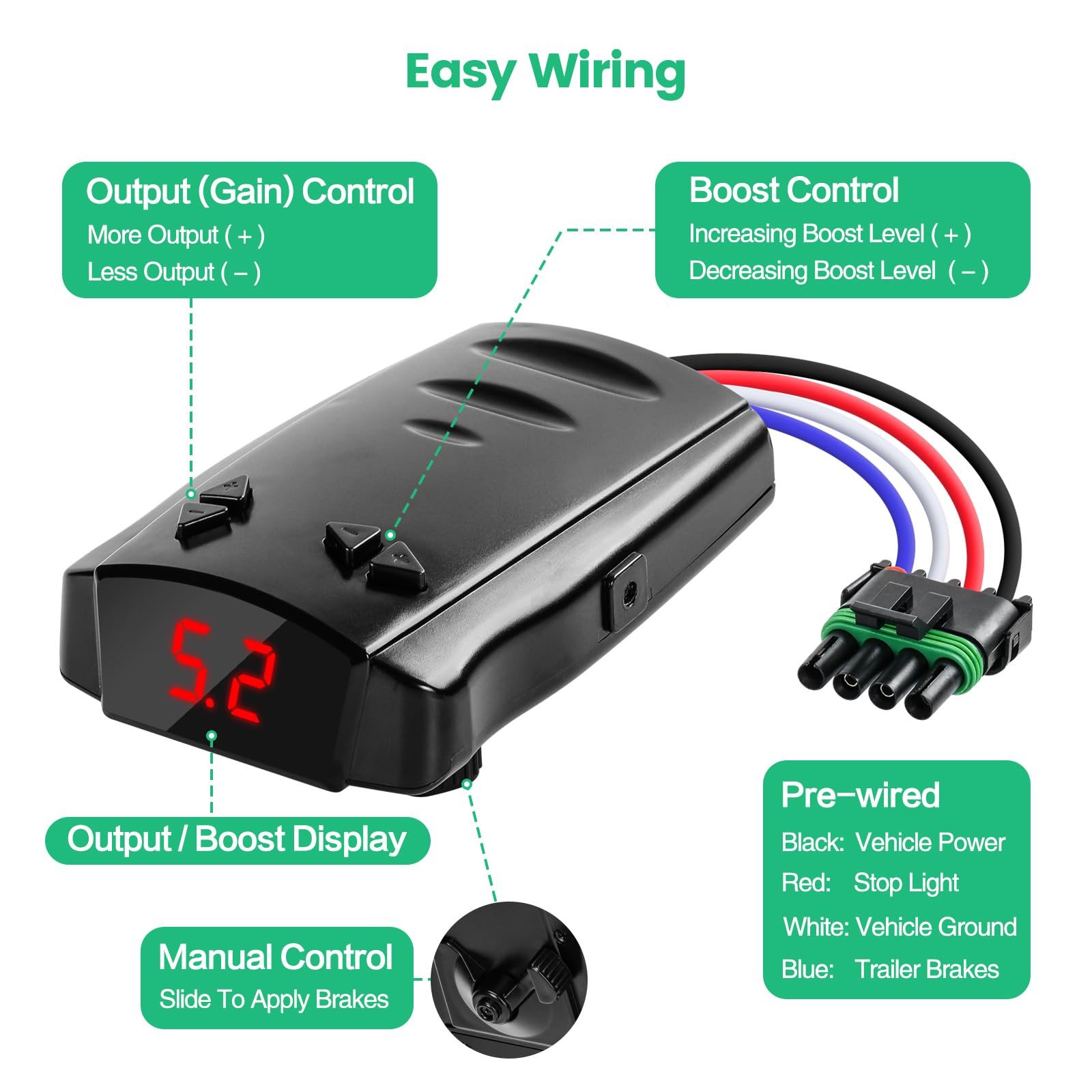briidea wiring harness and bracket ready for straightforward installation