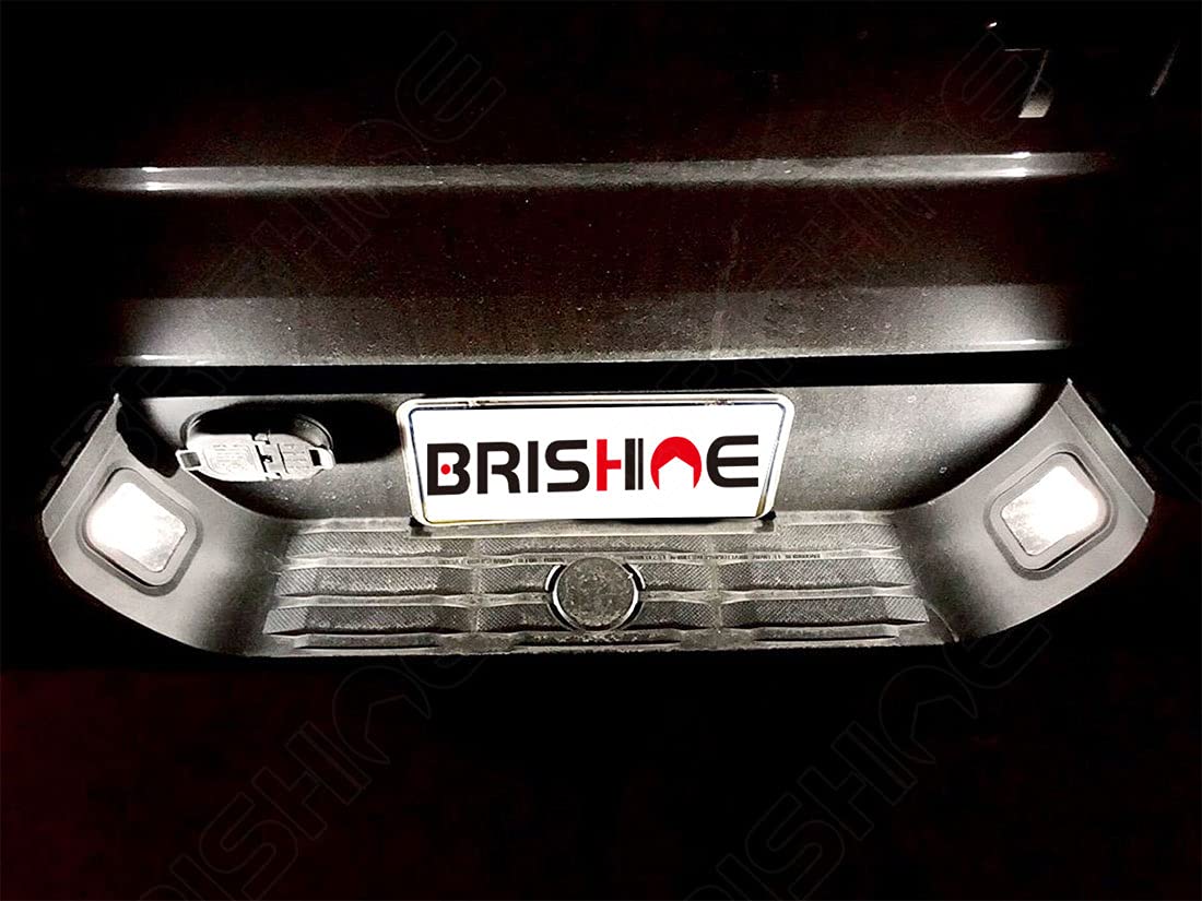 BRISHINE footwell and door courtesy lights lit in Tundra, enhances entry safety and style
