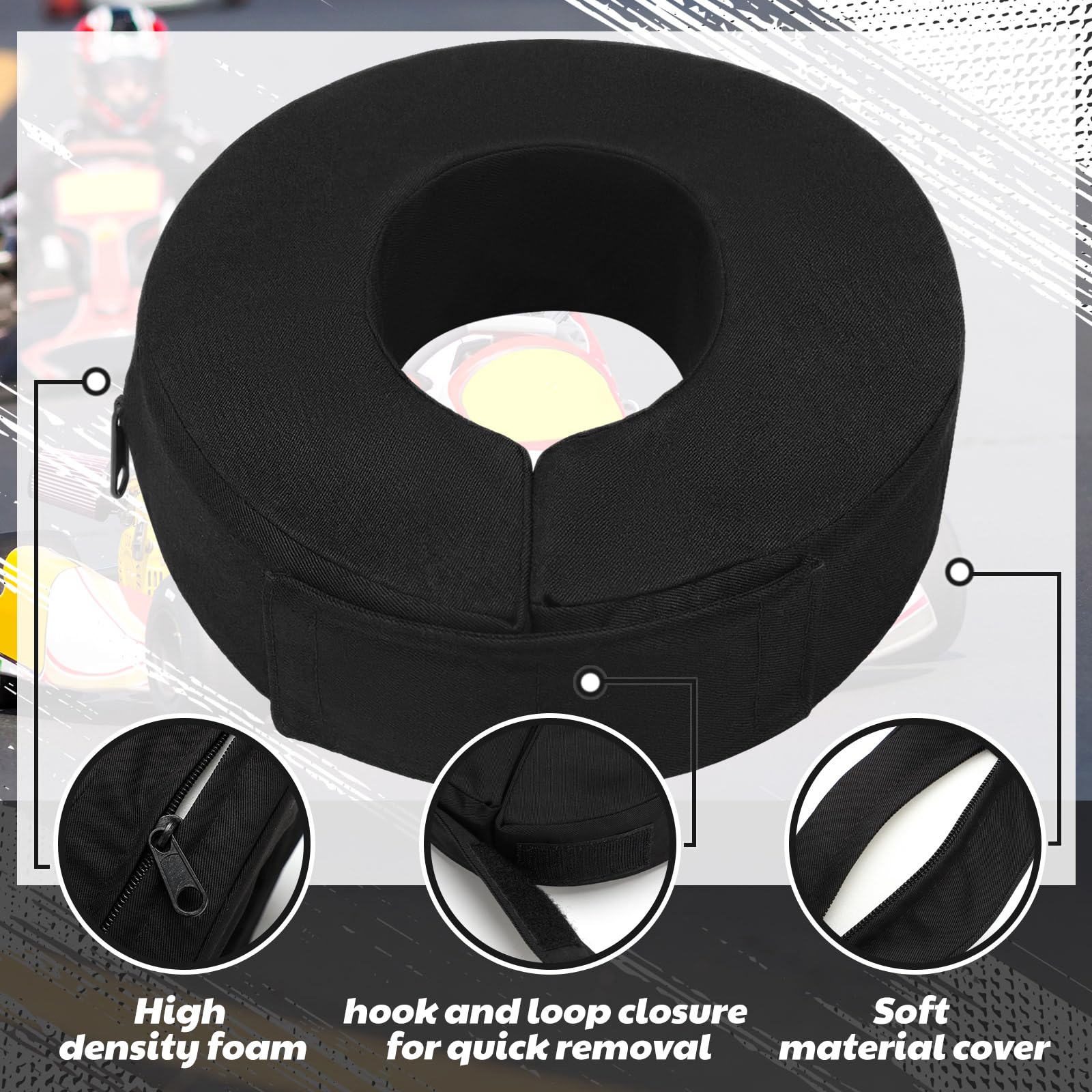 briwooody removable padding detail for easy cleaning and maintenance