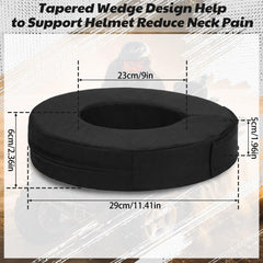 briwooody top view highlighting 360° tapered padding for steady support