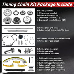 BRNEWKITS guide rails and tensioner components displayed to show polymer guides and robust parts