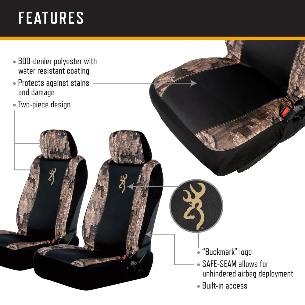 Browning close-up of Safe Seam stitching highlighting safety and reliable airbag release