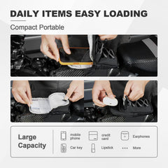 BSSOK dual zipper detail for quick access and convenient opening