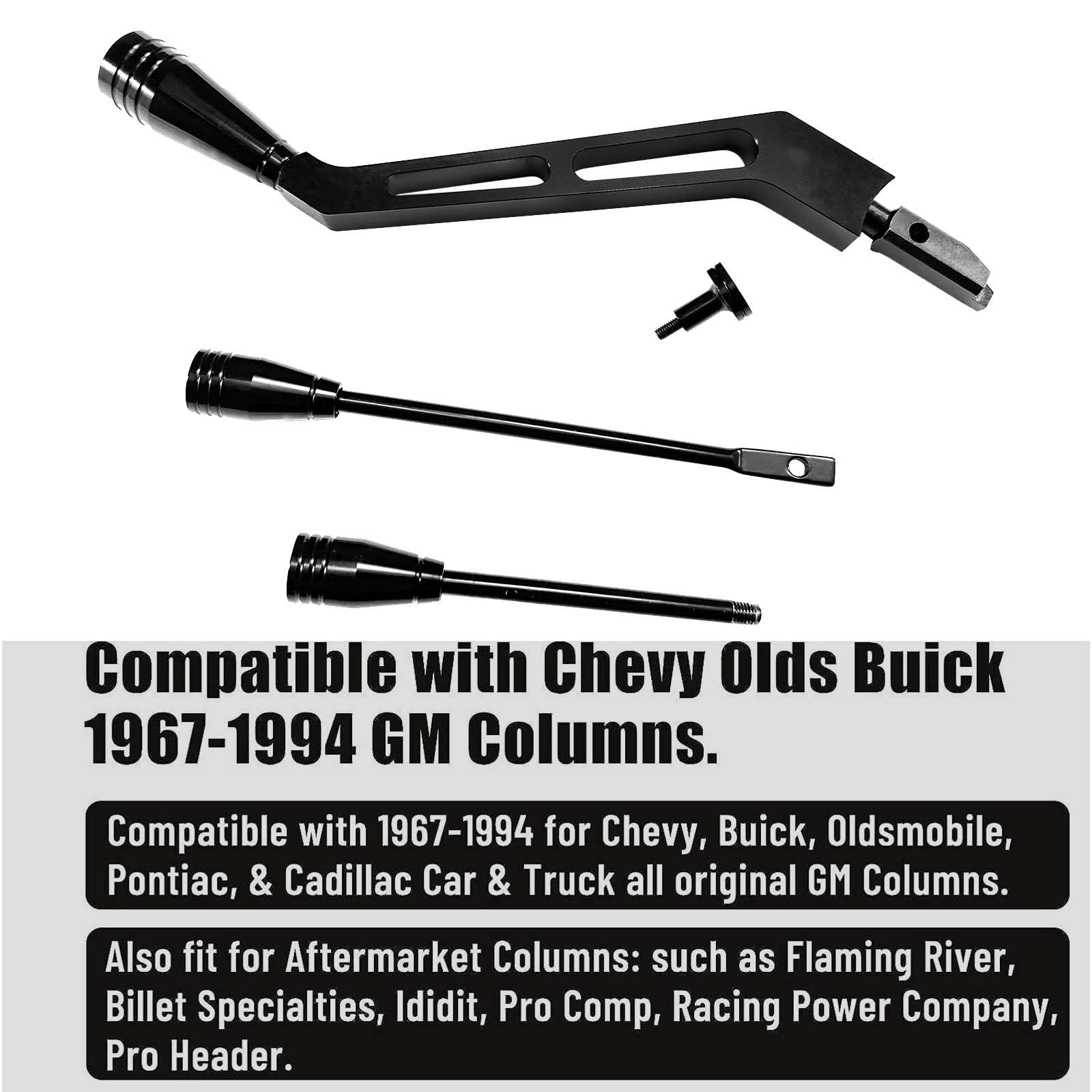 BST BSSP shifter arm next to ruler to show 9-inch length for fit confirmation