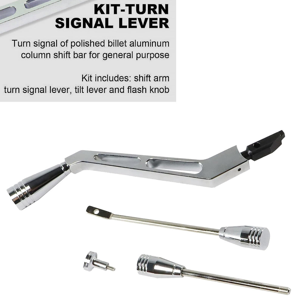BST BSSP tilt lever with flasher knob detail demonstrating ergonomic control and finish