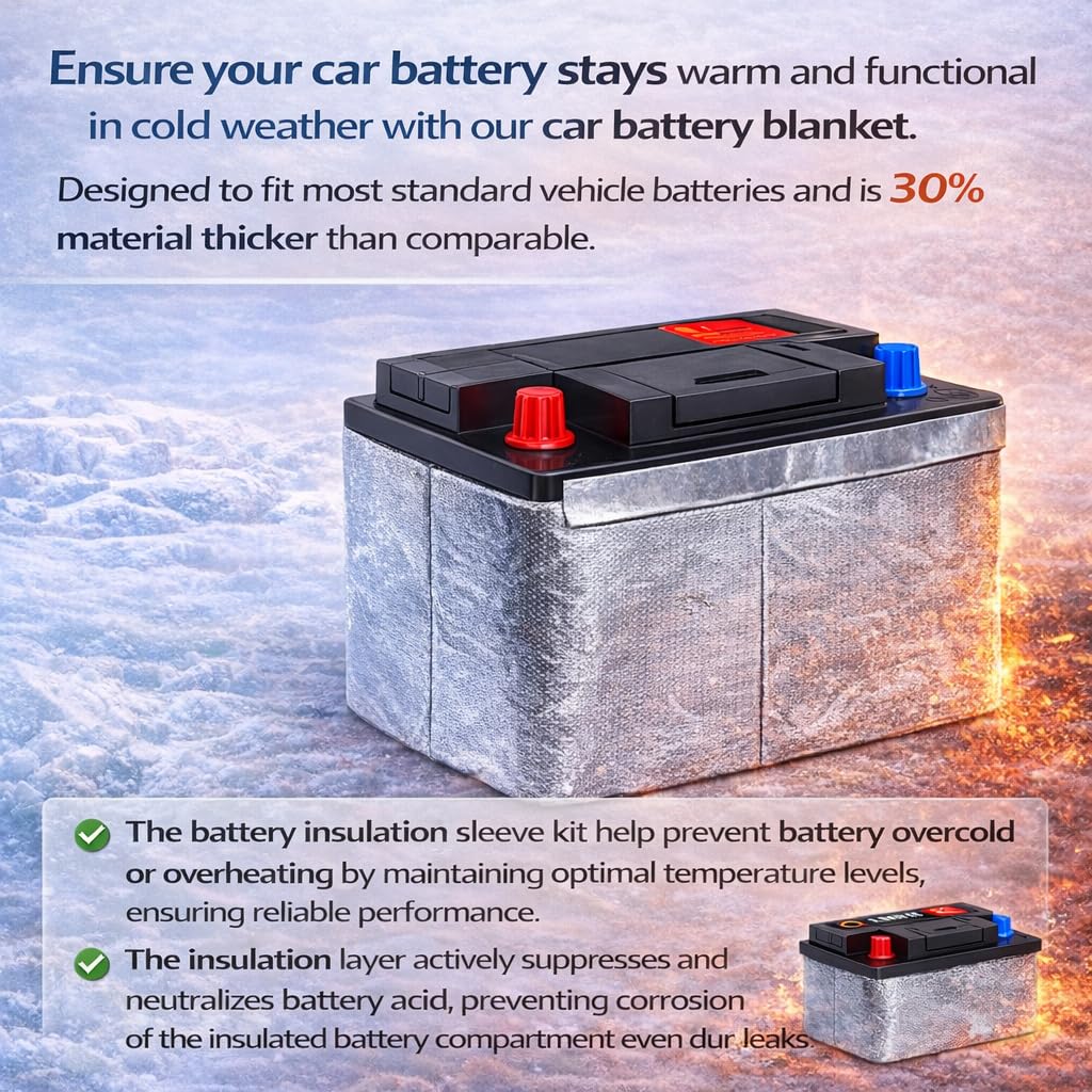 BSTFLEX installed in engine bay protecting battery from heat