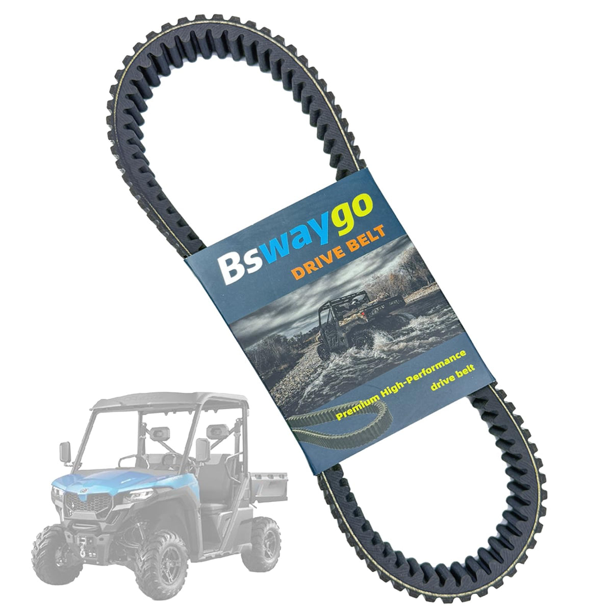 Bswaygo front packaging showing compatible CFMOTO models and benefits
