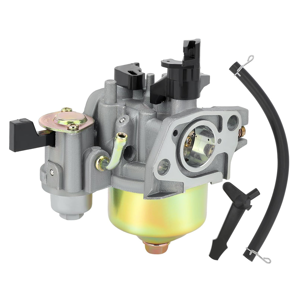 Buckbock carburetor next to coin for scale showing compact size and fitment clarity