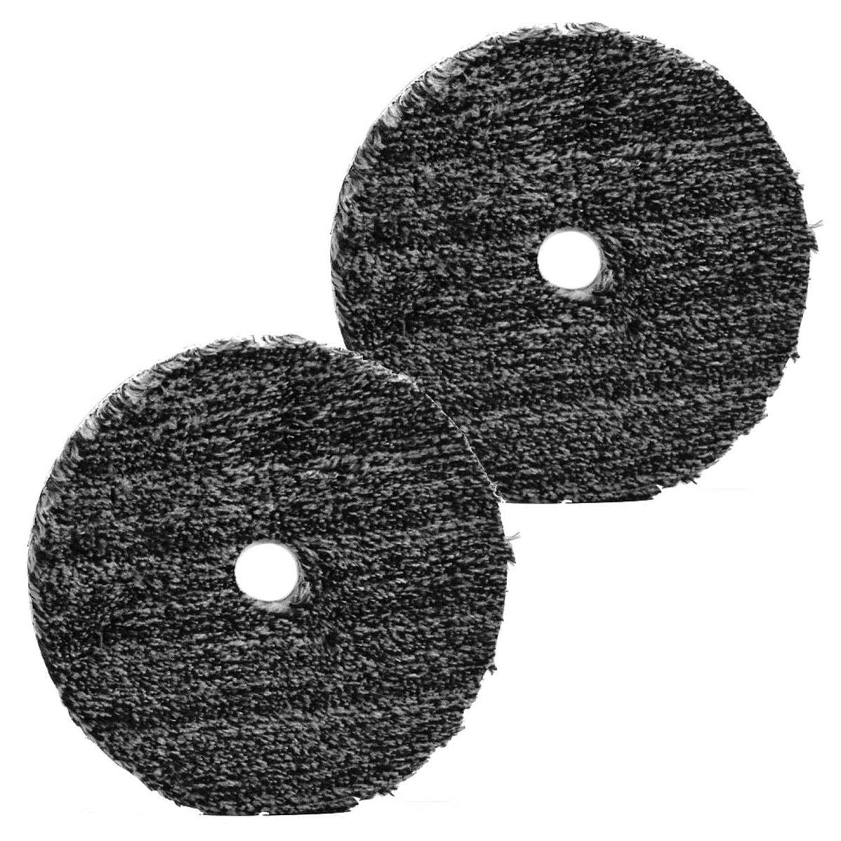 Buff and Shine front view of 3-inch URO-Fiber pad showing dual colors and fast results
