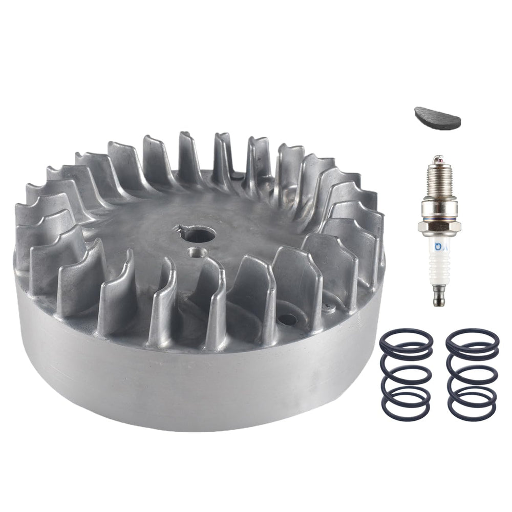 BUHNSS flywheel front view showing fit and immediate upgrade benefit