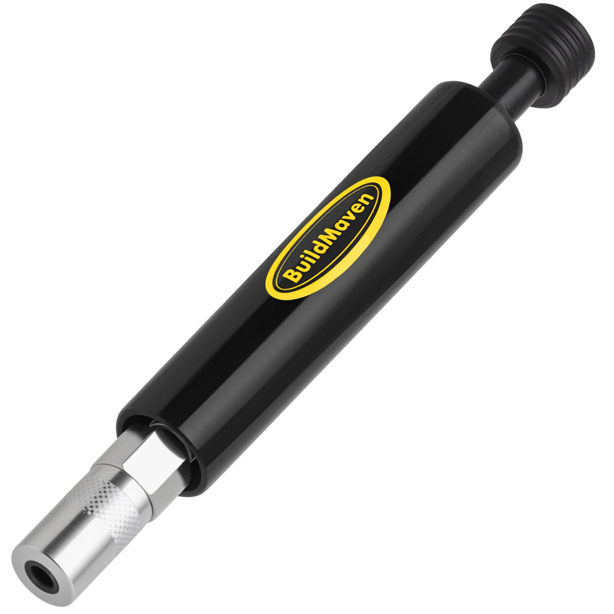 BuildMaven front view of zerk cleaning tool showing durable steel body and seal, reliable longevity