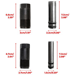BuleVina plunger close-up showing dual rubber seals for improved hydraulic sealing