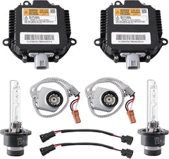 BULIAZY front view of dual ballast kit showing complete contents and quick install benefit
