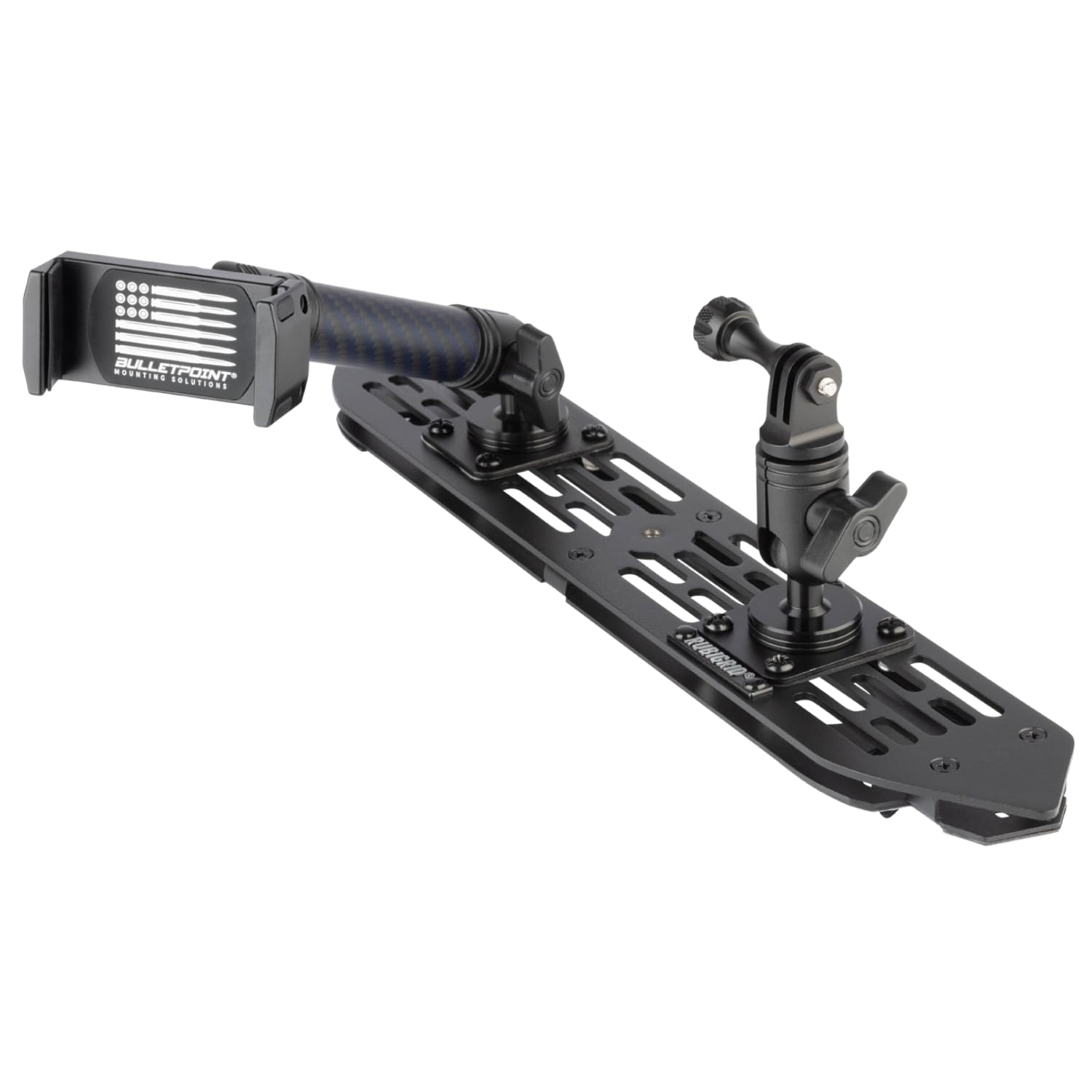 Bulletpoint RubiGrid installation hardware and parts organized for quick, secure fitment
