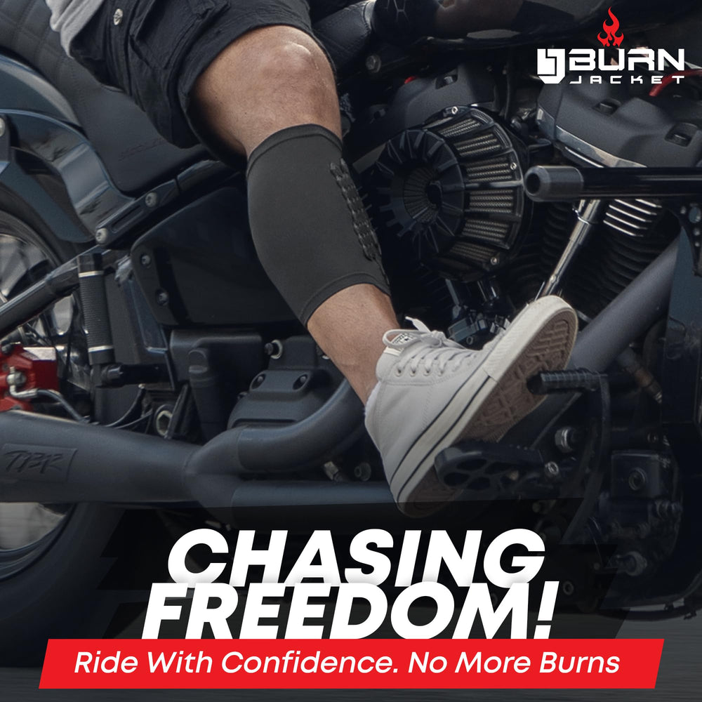 Burn Jacket worn under pants illustrating discreet protection benefit