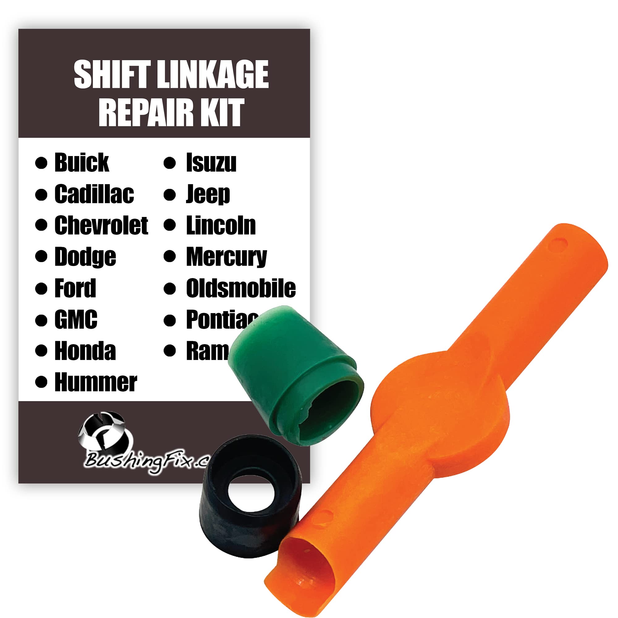 BushingFix Si2Kit front package showing kit components and benefit of complete repair