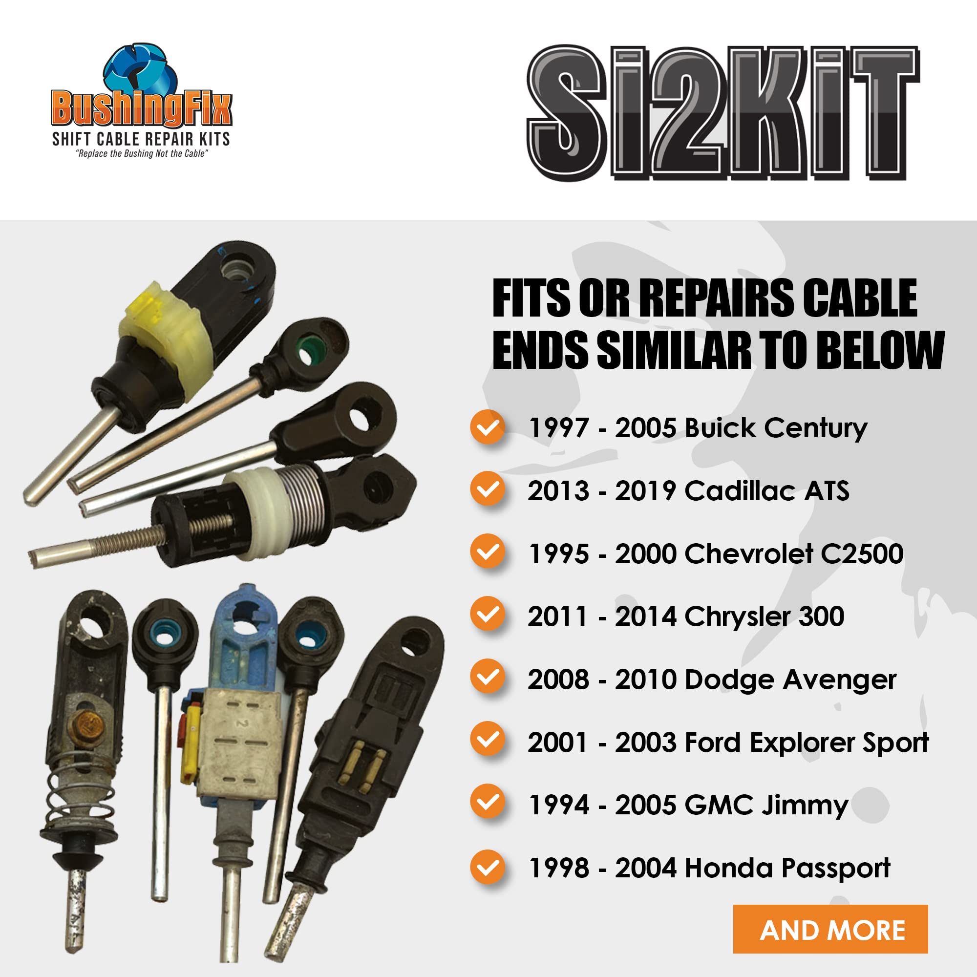 BushingFix kit installed on transmission shift cable showing restored shifting benefit