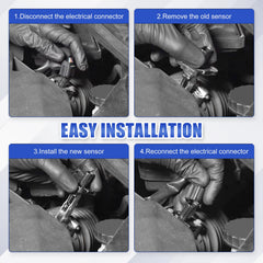 BUSIDN sensor installed in intake showing direct-fit replacement benefit