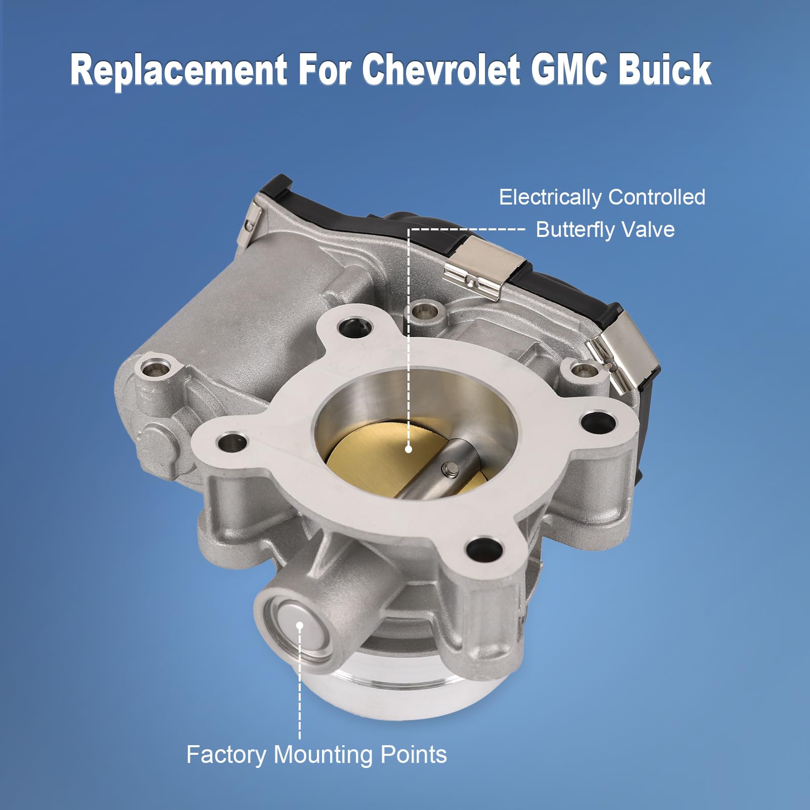 BUSIDN throttle body butterfly valve close-up improving airflow control