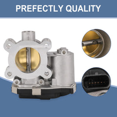 BUSIDN throttle body installed in engine bay restoring throttle response