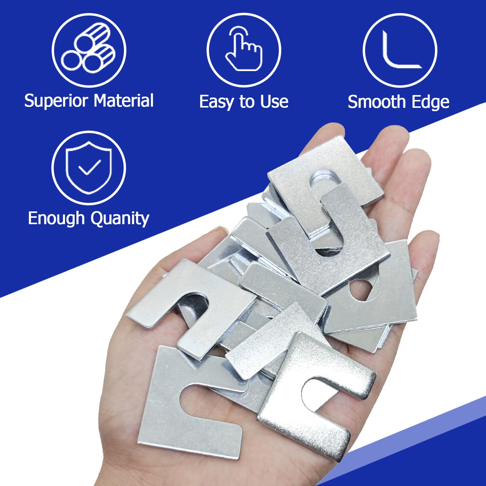 BUSY-CORNER product label and size chart visible on case to ensure correct shim selection