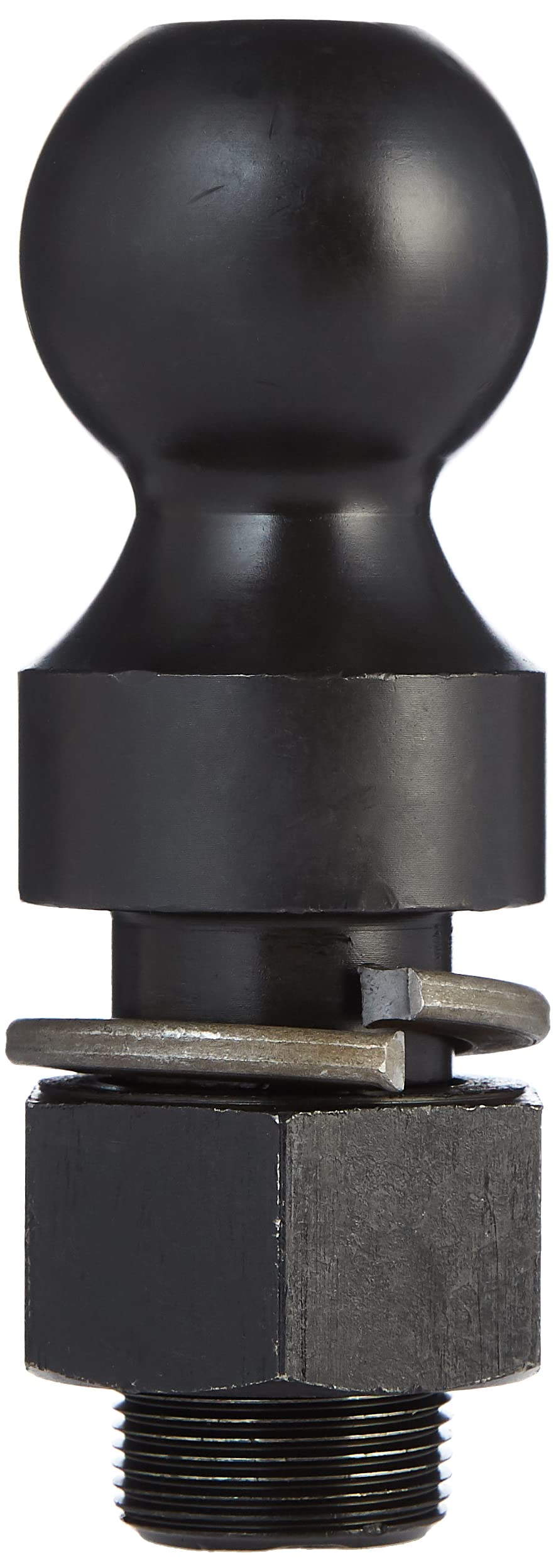 Buyers Products close-up of ball and 1-inch riser highlighting precision fit and corrosion resistance