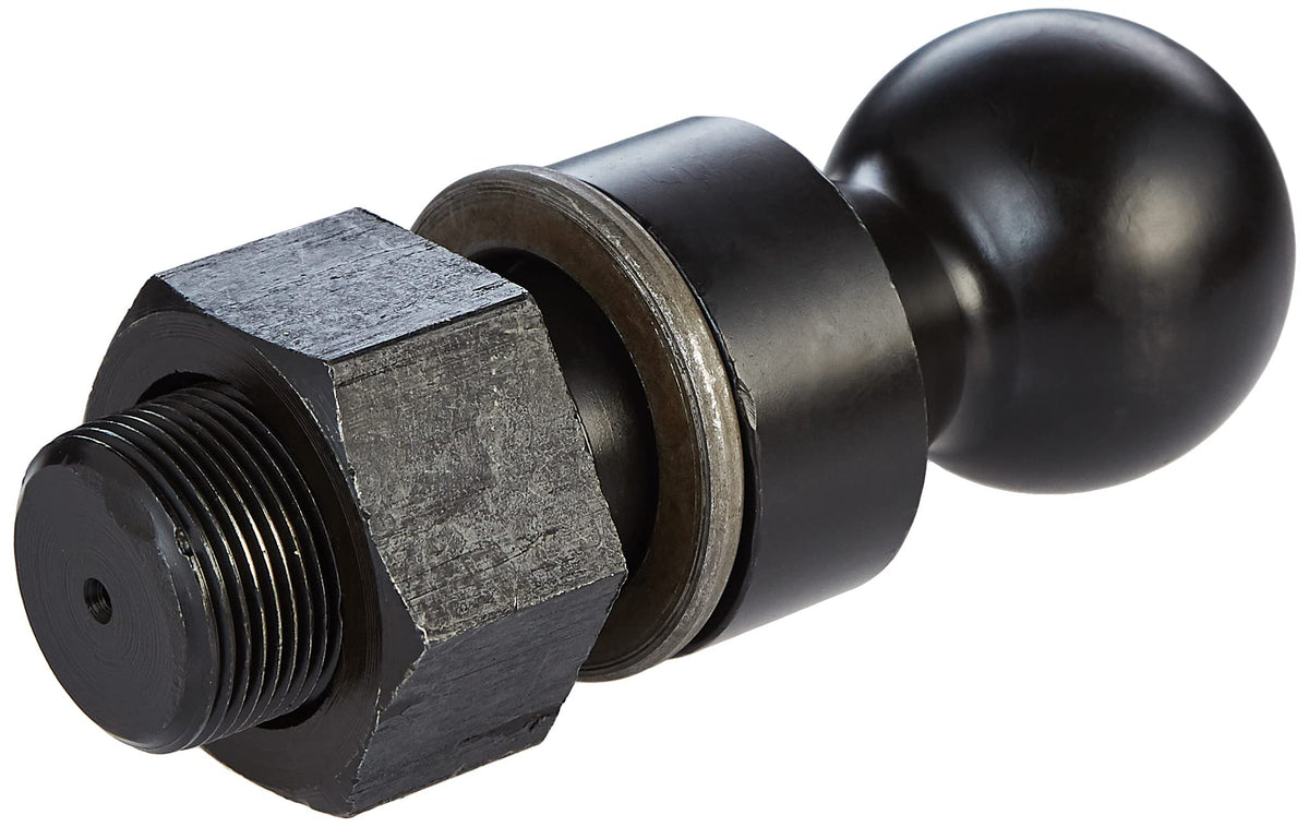 Buyers Products front view of packaged 2-5/16 inch hitch ball showing durable finish and rating