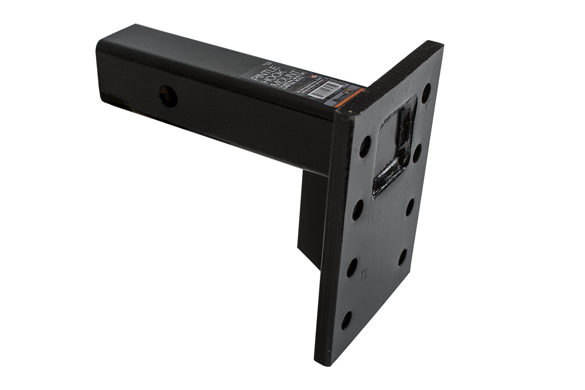Buyers Products PM107 front view showing plate and receiver fit for secure towing