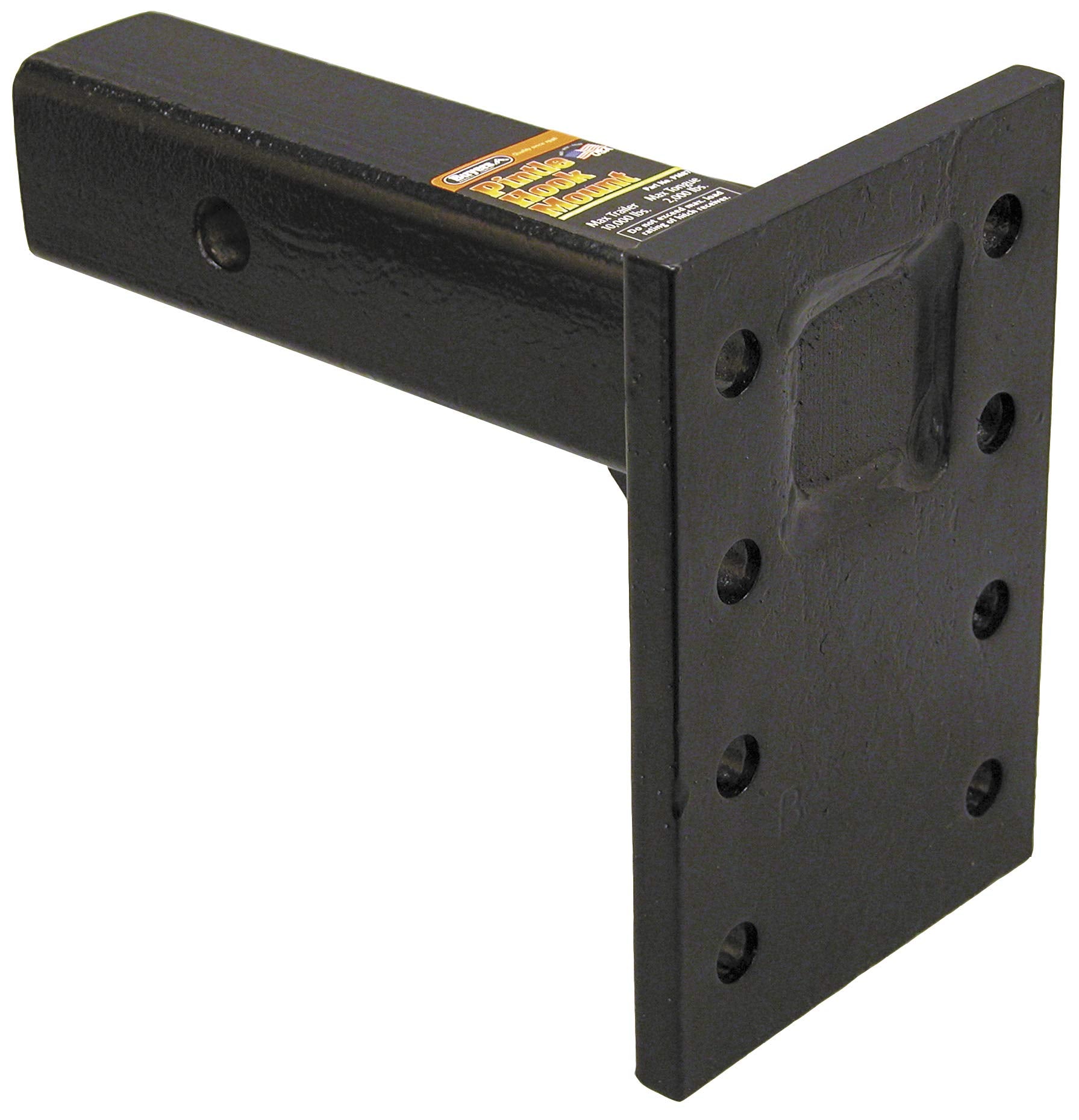 Buyers Products PM87 front view showing mounting face and receiver fit benefit durability