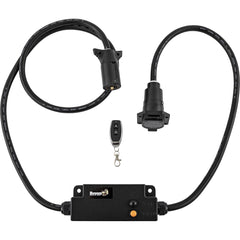 Buyers Products front view of TC8891 showing compact strobe module and connector, improves visibility