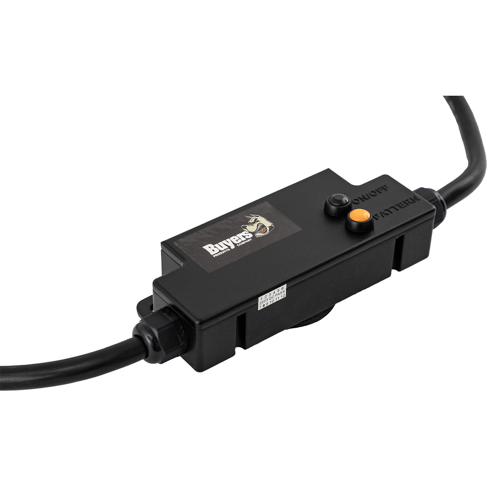 Buyers Products magnetic mount of TC8891 attached to trailer frame showing quick temporary installation