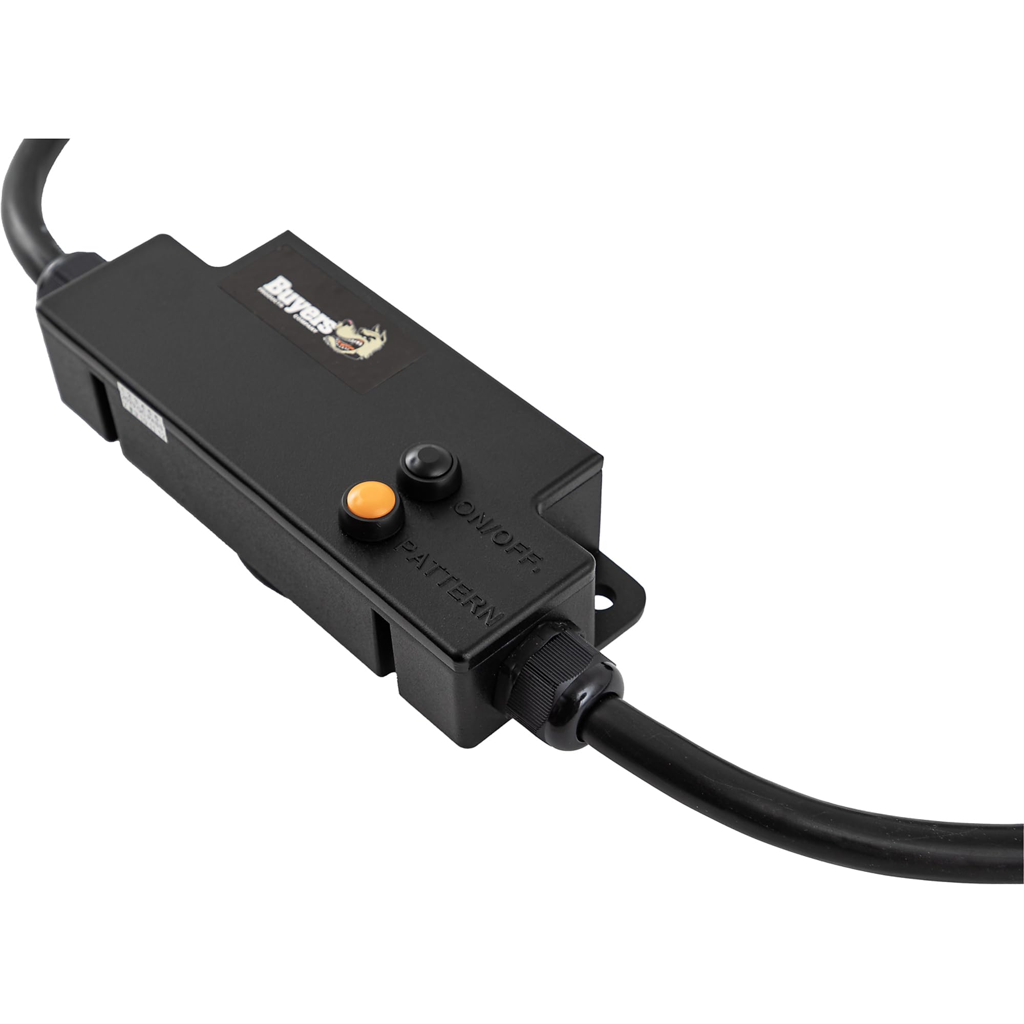 Buyers Products zip-tie mounting point of TC8891 on trailer tongue showing secure nonmetal mounting option