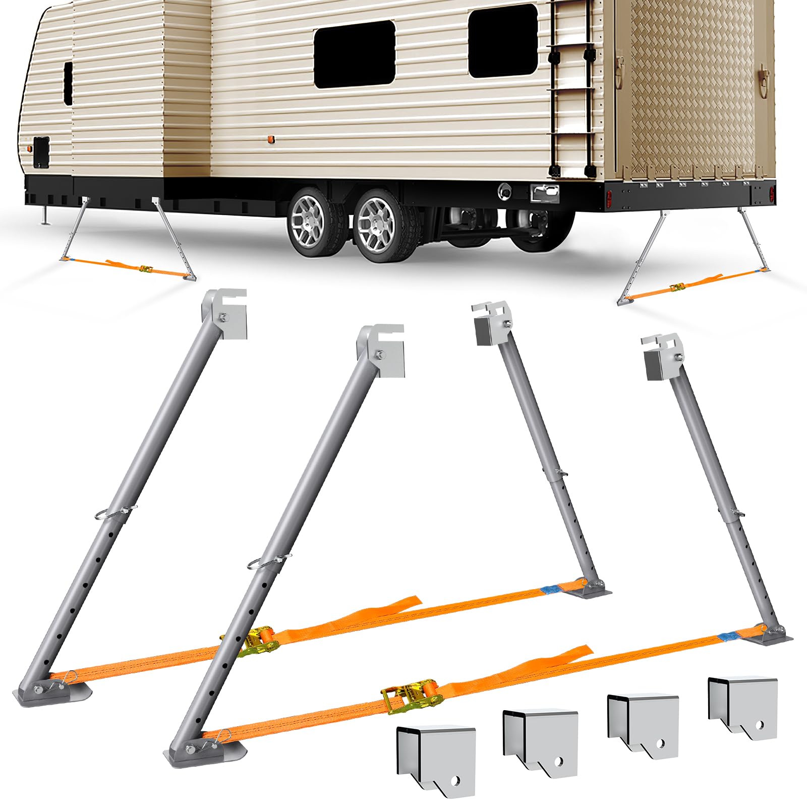 BuyGoe stabilizer front view showing full four-leg assembly for steady support