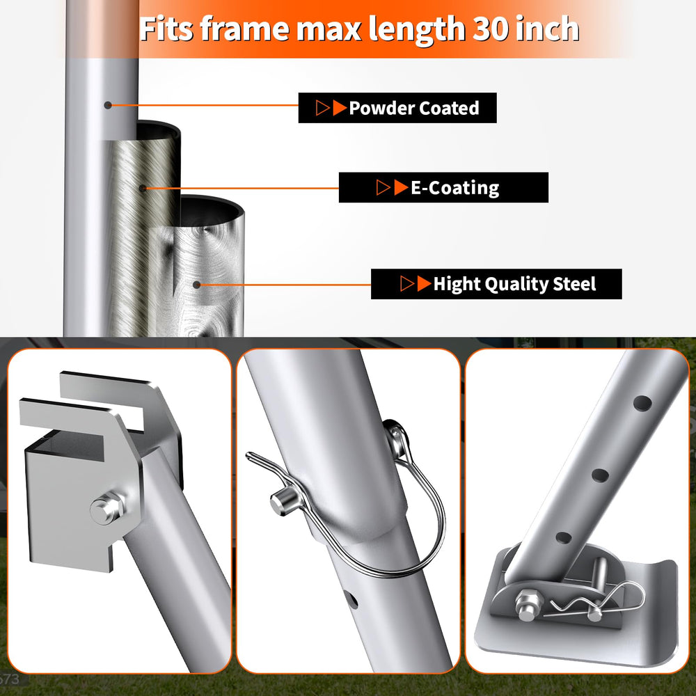 BuyGoe stabilizer with ratchet strap engaged demonstrating tightened, stable setup