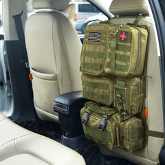 BXBXHD installed on a vehicle seat back offering tidy storage and protection