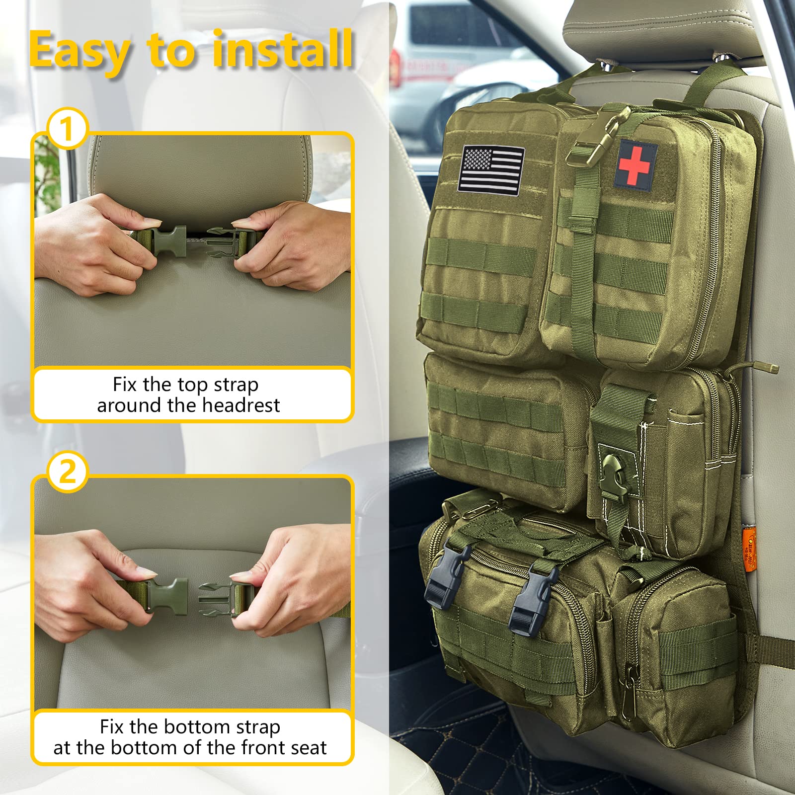 BXBXHD strap and clip detail showing secure, easy installation