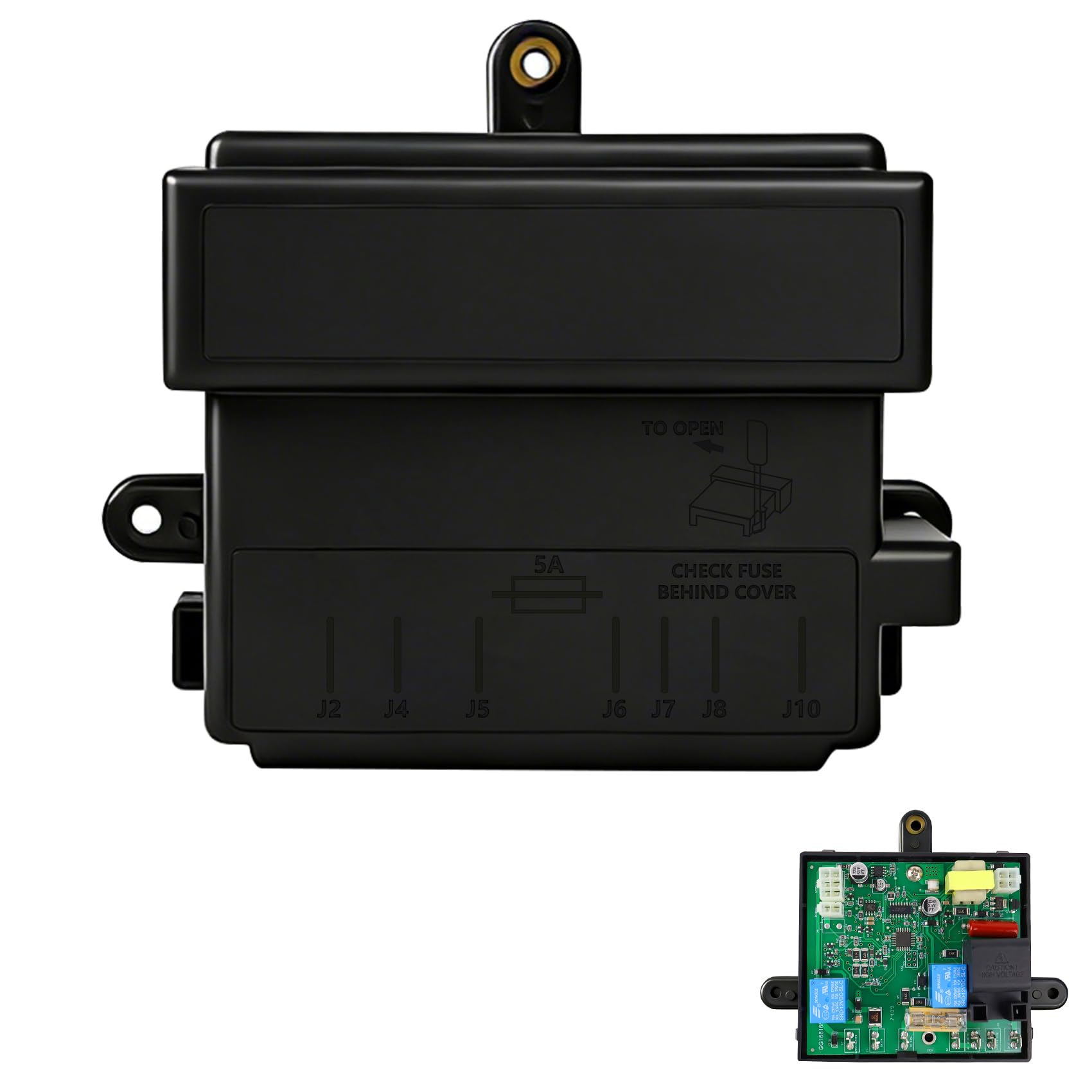 Bxmgr control board front view showing connectors and components for easy identification and compatibility