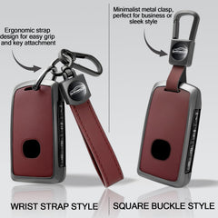BXQATMB back leather detail highlights soft original-color leather for lasting style