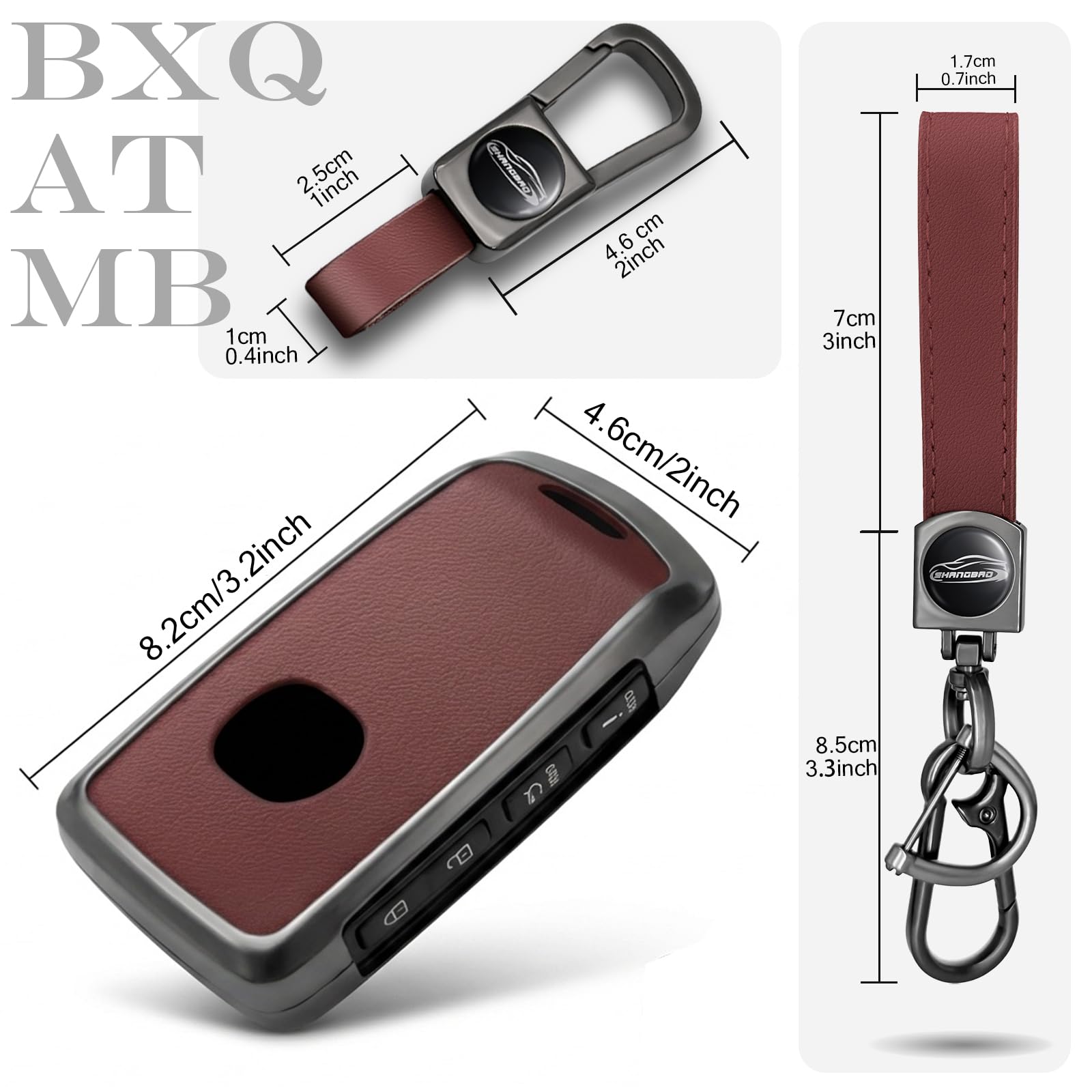 BXQATMB installed on Mazda key fob preserves remote function while protecting keys